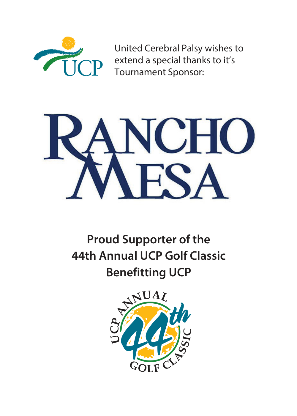 Golf Classic Program — Page 2