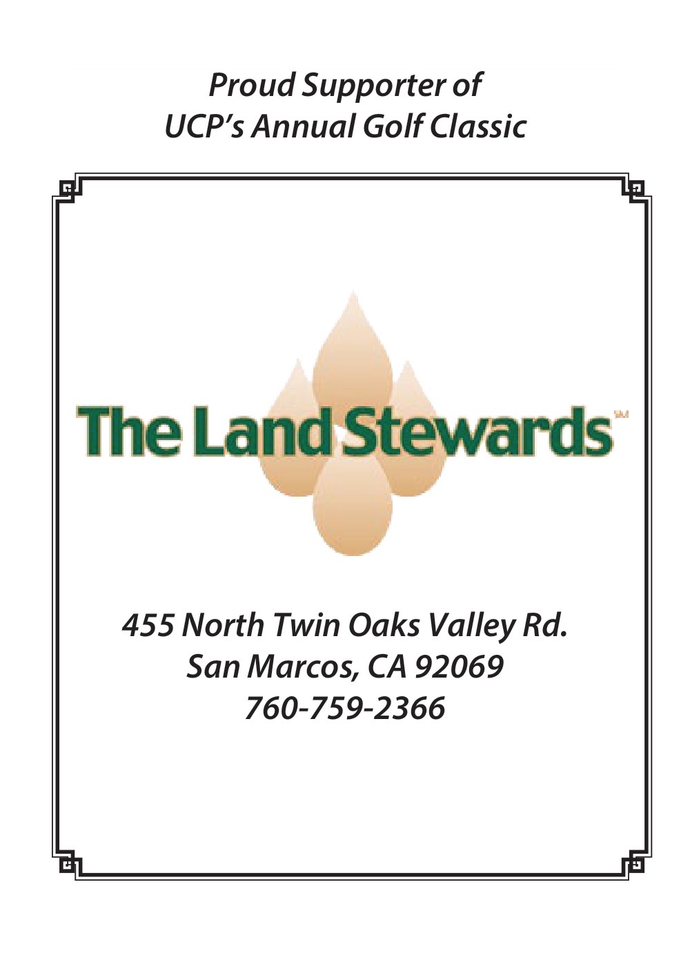 Golf Classic Program — Page 3