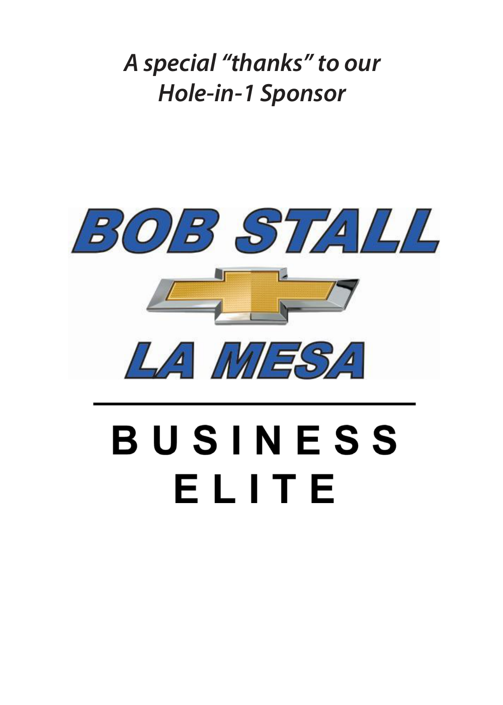 Golf Classic Program — Page 6