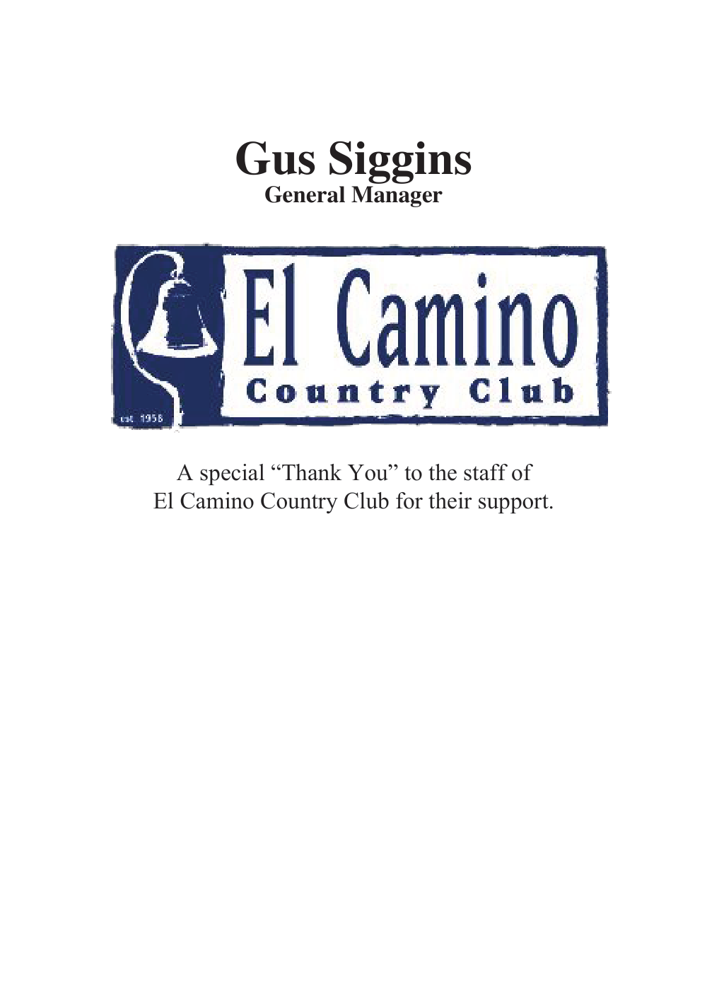 Golf Classic Program — Page 19